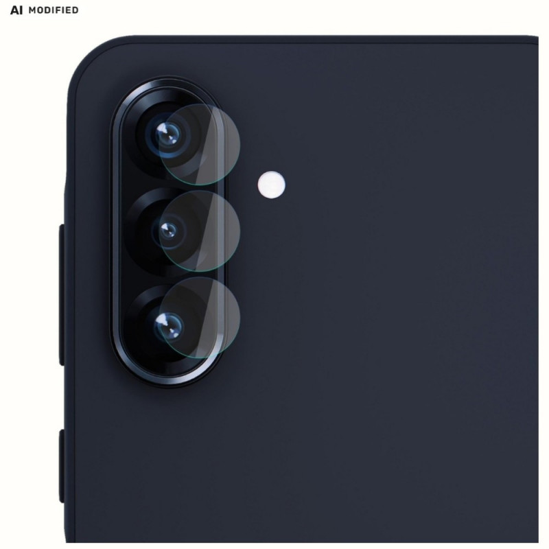 3MK Lens Protection hybrydowe szkło ochronne na obiektyw aparatu do Samsung Galaxy A36 (4 szt.)
