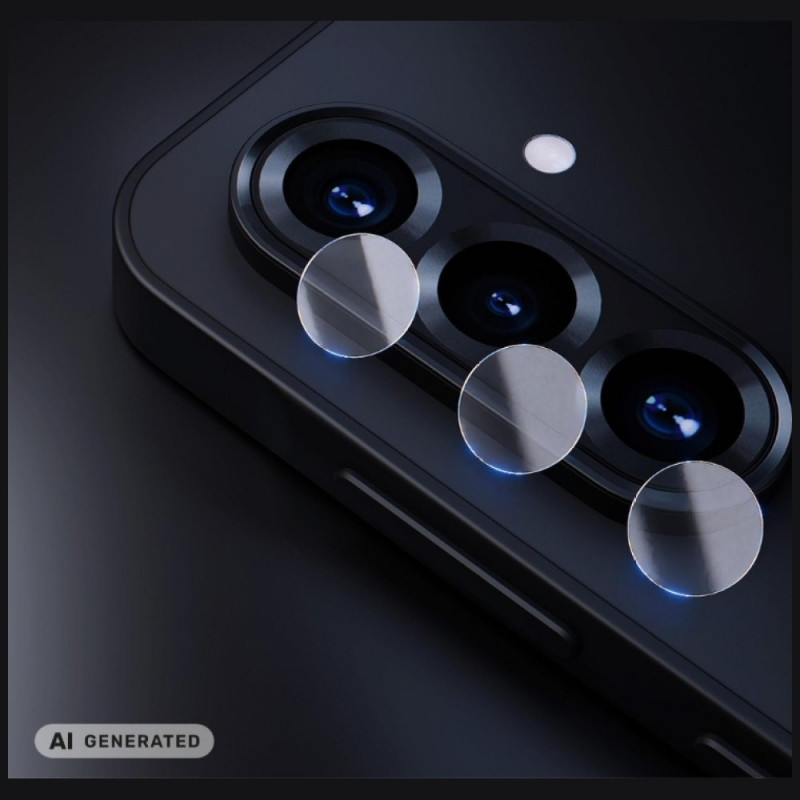 3MK Lens Protection hybrydowe szkło ochronne na obiektyw aparatu do Samsung Galaxy A36 (4 szt.)