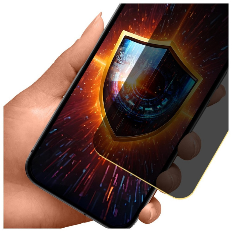 3MK Silky Matt Privacy matowa folia prywatyzująca do Google Pixel 9A, czarna