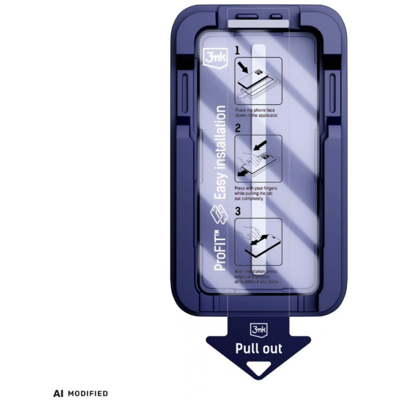 Szkło hartowane 3MK HardGlass Max z aplikatorem do Samsung Galaxy S25 Ultra, czarne