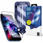 Szkło hartowane 3MK HardGlass Max z aplikatorem do Samsung Galaxy S24+ / S25+, czarne