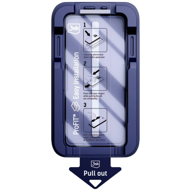 Szkło hartowane 3MK HardGlass Max z aplikatorem do Samsung Galaxy S24+ / S25+, czarne