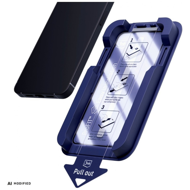 Szkło hartowane 3MK HardGlass Max do Samsung Galaxy S24 Ultra, czarne