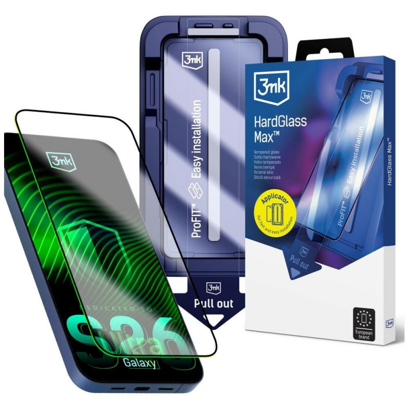 Szkło hartowane 3MK HardGlass Max do Samsung Galaxy S26 Ultra, przezroczyste