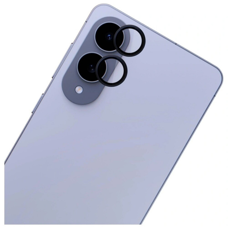 Szkło ochronne na aparat 3MK Lens Protection Pro do Samsung Galaxy S25 Edge, czarne