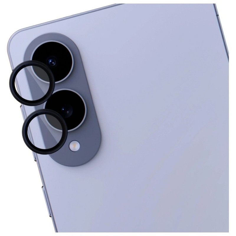 Szkło ochronne na aparat 3MK Lens Protection Pro do Samsung Galaxy S25 Edge, czarne