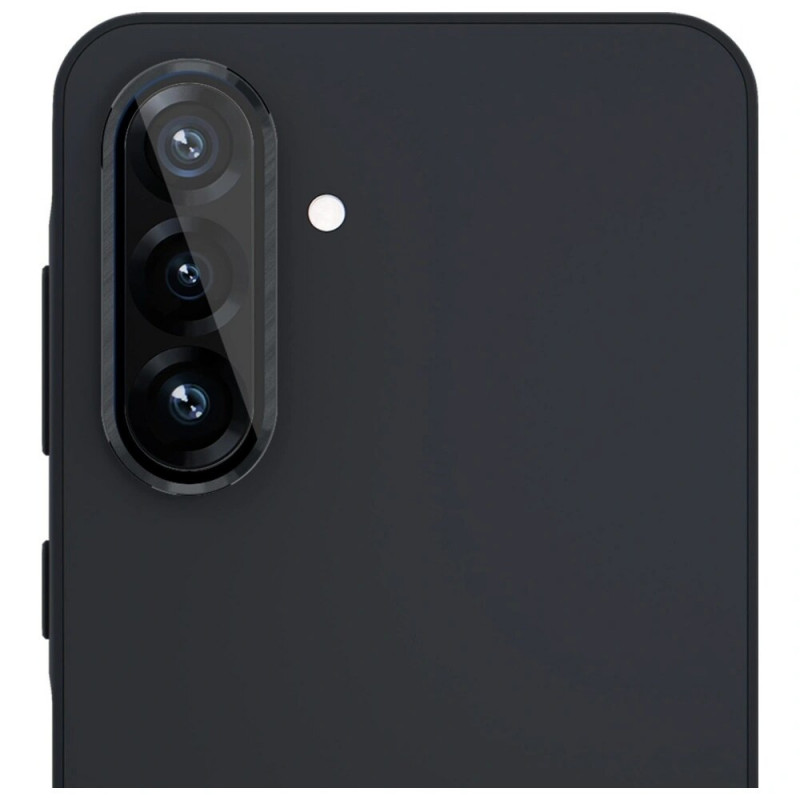 Szkło ochronne na aparat 3MK Lens Protection Pro do Samsung Galaxy A36 / A56 5G, czarne