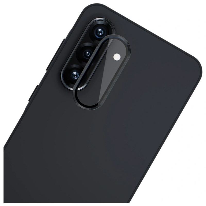 Szkło ochronne na aparat 3MK Lens Protection Pro do Samsung Galaxy A36 / A56 5G, czarne