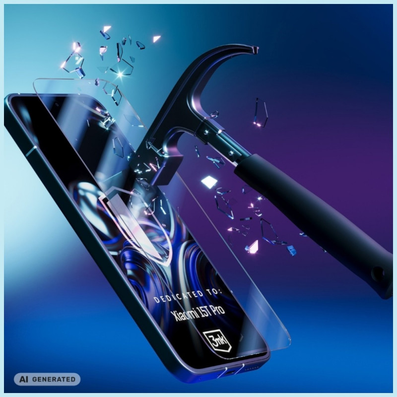 3MK FlexibleGlass szkło hybrydowe do Xiaomi 15T Pro 5G