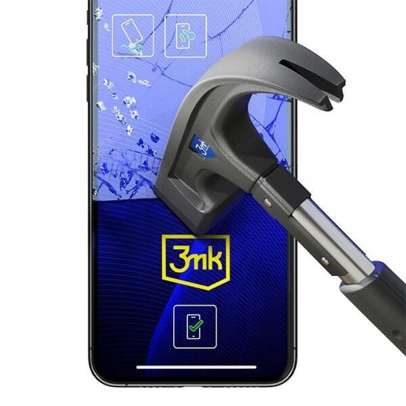 Szkło hybrydowe do ekranu 3mk FlexibleGlass v2.0 dla Apple iPhone 16 Pro Max