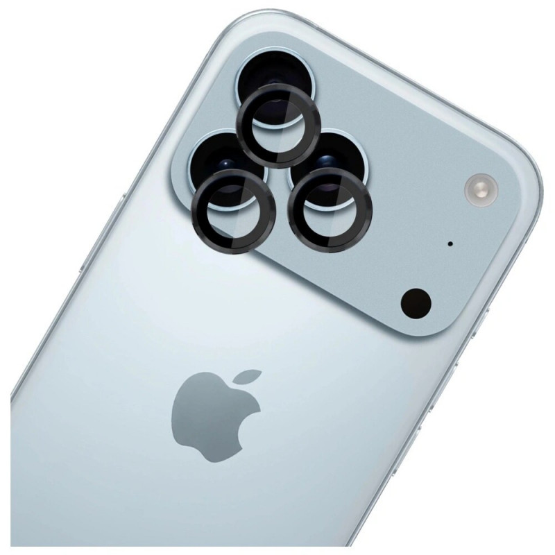 Szkło ochronne na aparat 3MK Lens Protection Pro do Apple iPhone 17 Pro / 17 Pro Max, czarne