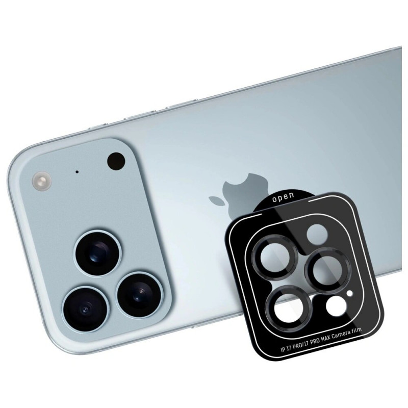 Szkło ochronne na aparat 3MK Lens Protection Pro do Apple iPhone 17 Pro / 17 Pro Max, czarne