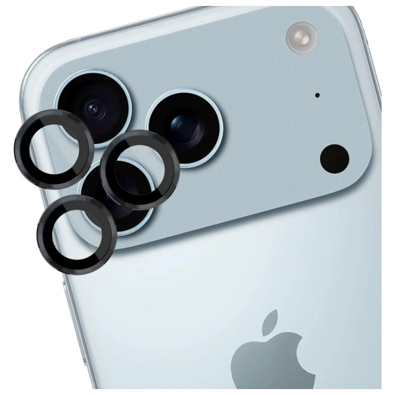 Szkło ochronne na aparat 3MK Lens Protection Pro do Apple iPhone 17 Pro / 17 Pro Max, czarne