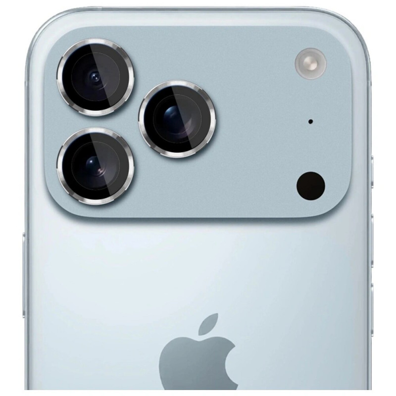 Szkło ochronne na aparat 3MK Lens Protection Pro do Apple iPhone 17 Pro / 17 Pro Max, srebrne