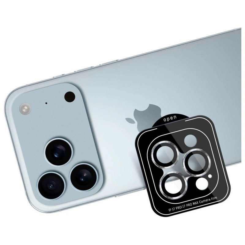 Szkło ochronne na aparat 3MK Lens Protection Pro do Apple iPhone 17 Pro / 17 Pro Max, srebrne