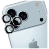 Szkło ochronne na aparat 3MK Lens Protection Pro do Apple iPhone 17 Pro / 17 Pro Max, srebrne