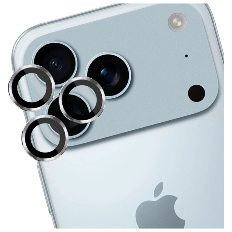 Szkło ochronne na aparat 3MK Lens Protection Pro do Apple iPhone 17 Pro / 17 Pro Max, srebrne