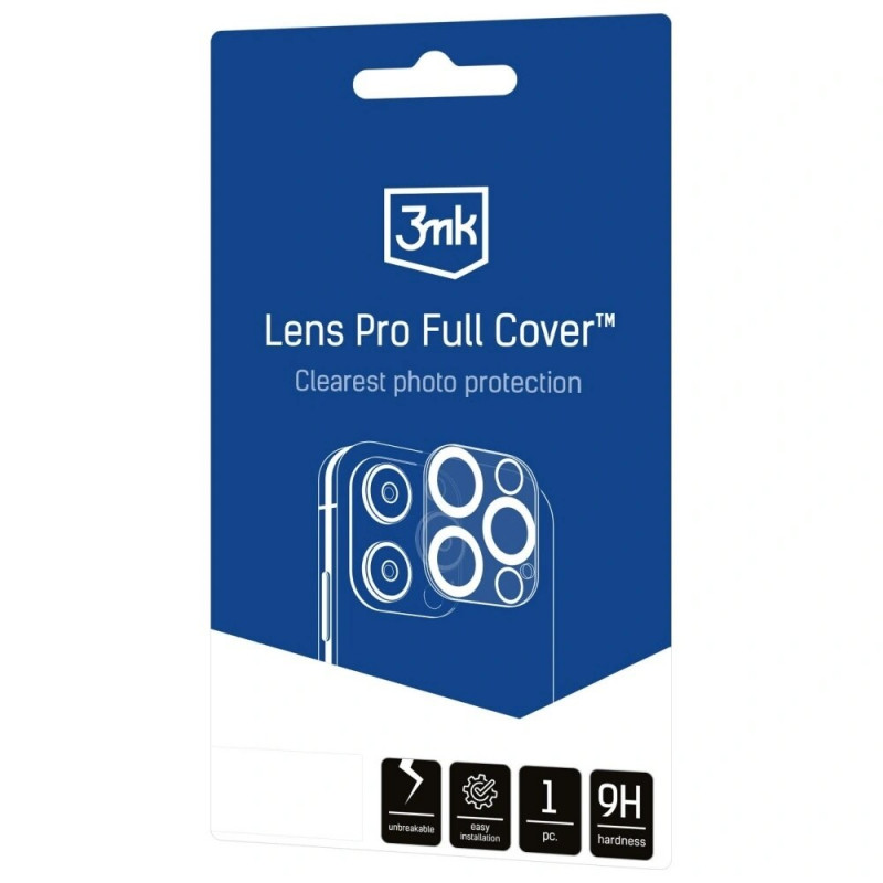 Szkło hartowane na obiektyw aparatu 3MK Lens Pro Full Cover dla Apple iPhone Air