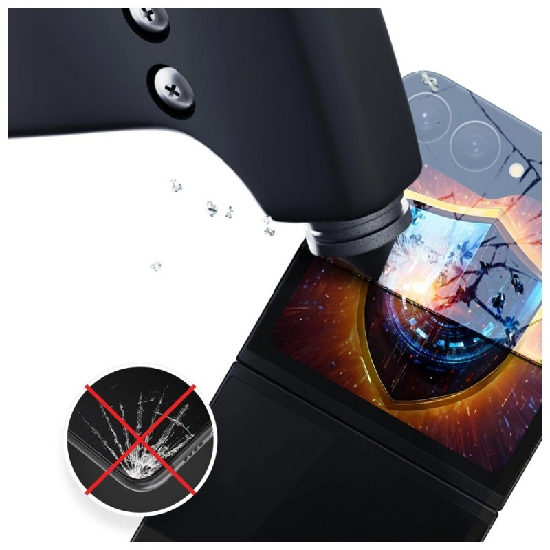 3MK Silky Matt Privacy matowa folia ochronna prywatyzująca do Samsung Galaxy Z Flip6 / Z Flip7 FE