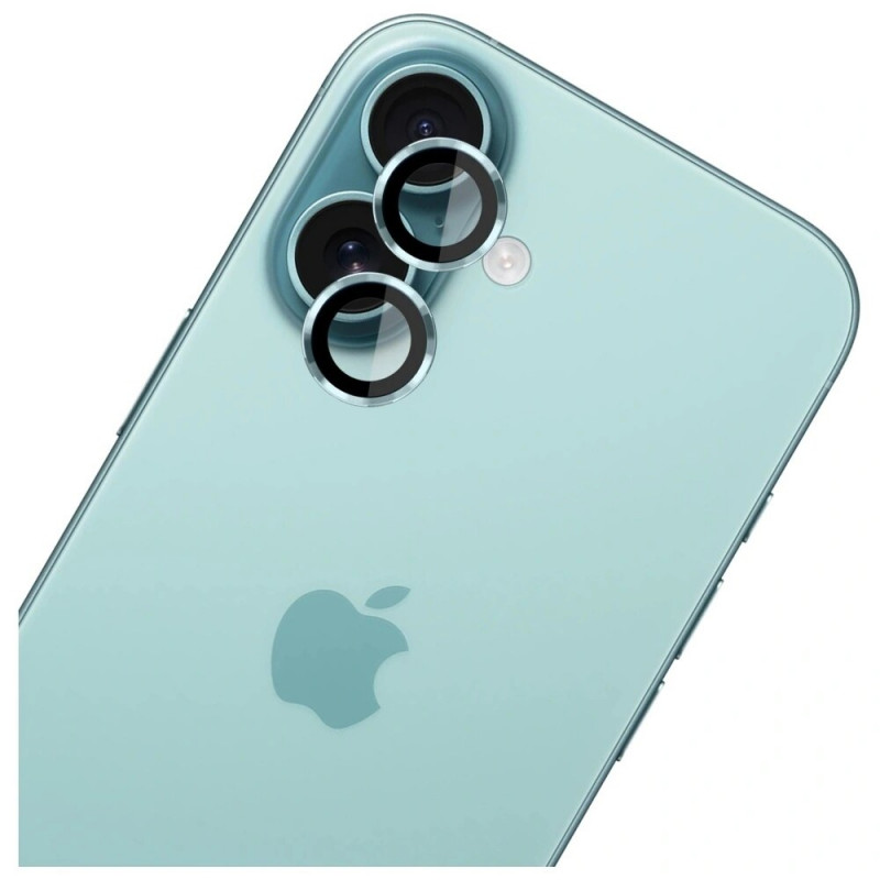 Szkło hartowane na obiektyw aparatu 3MK Lens Protection Pro dla Apple iPhone 17, zielone