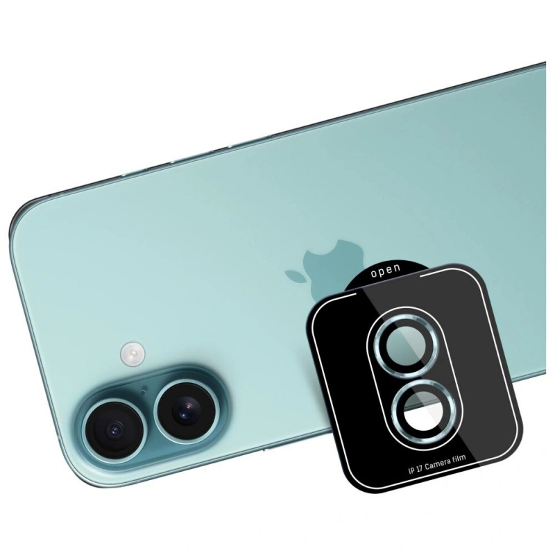 Szkło hartowane na obiektyw aparatu 3MK Lens Protection Pro dla Apple iPhone 17, zielone