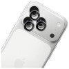 Szkło hartowane na obiektyw aparatu 3MK Lens Protection Pro do Apple iPhone 17 Pro / 17 Pro Max, szary