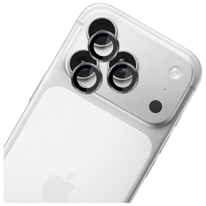 Szkło hartowane na obiektyw aparatu 3MK Lens Protection Pro do Apple iPhone 17 Pro / 17 Pro Max, szary