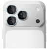 Szkło hartowane na obiektyw aparatu 3MK Lens Protection Pro dla Apple iPhone 17 Pro / 17 Pro Max, Light blue
