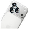 Szkło hartowane na obiektyw aparatu 3MK Lens Protection Pro dla Apple iPhone 17 Pro / 17 Pro Max, Light blue