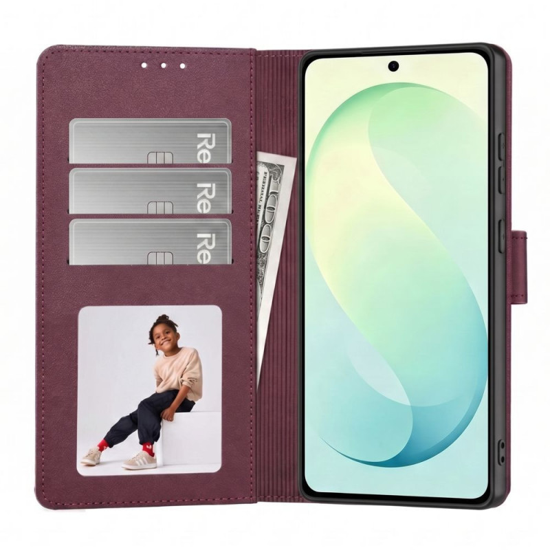 Etui portfel Tech-Protect do Samsung Galaxy S26 FE Burgundy