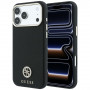 Guess GUE005537-0 Grained Round Strass Logo MagSafe etui do Apple iPhone 18 Pro Max / 17 Pro Max, czarne