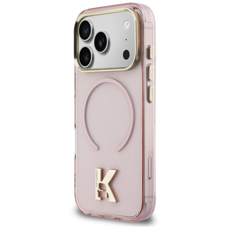 Karl Lagerfeld IML K Head etui KF003412 do Apple iPhone 18 Pro Max / 17 Pro Max, różowy