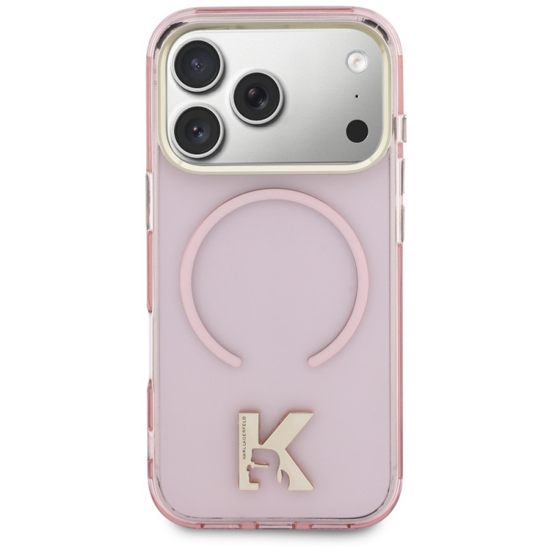 Karl Lagerfeld IML K Head etui KF003412 do Apple iPhone 18 Pro Max / 17 Pro Max, różowy