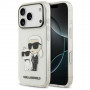Etui Karl Lagerfeld IML NFT Glitter Karl&Choupette KF003400 do Apple iPhone 18 Pro Max / 17 Pro Max, przezroczyste