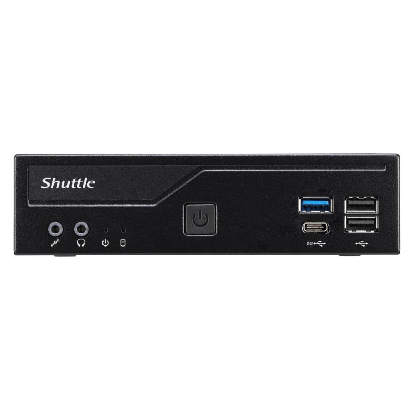 Shuttle DH610V2 XPC Slim Barebone Mini PC, LGA1700, 8 GB DDR5 RAM, czarny