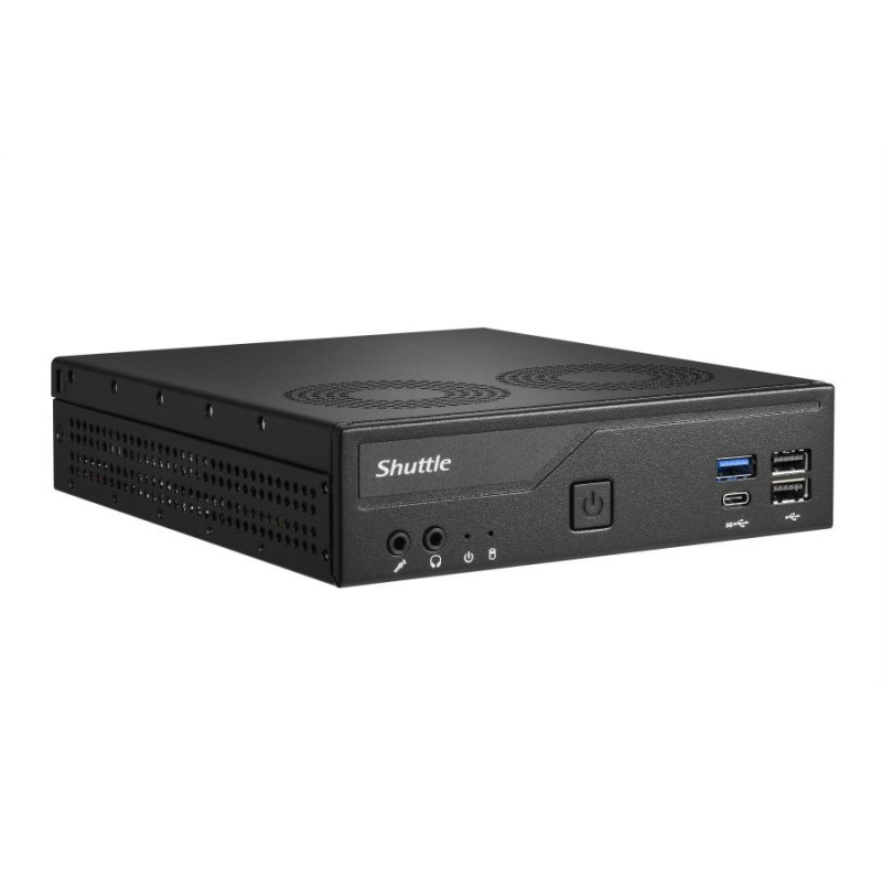Shuttle DH610V2 XPC Slim Barebone Mini PC, LGA1700, 8 GB DDR5 RAM, czarny