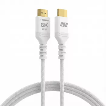 EFB Elektronik HDMI-21-00012 Kabel HDMI Ultra High Speed, 8K60Hz, 48 Gbit/s, 3 m, biały, kompatybilny z HDMI 2.1/2.0
