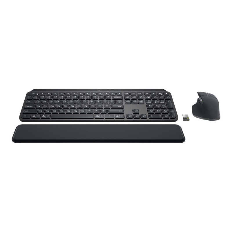 Logitech MX Keys Combo for Business zestaw klawiatury i myszy (920-010929), grafitowy, włoski QWERTY