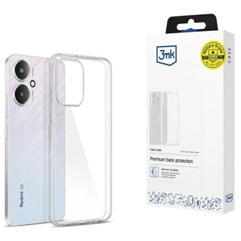3MK Clear Case Xiaomi Redmi 13C 5G, przezroczyste