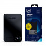3MK HARDY MagSynergy Ni+ powerbank, 5,000 mAh, 22.5 W, USB 1C1L, czarny, uniwersalny