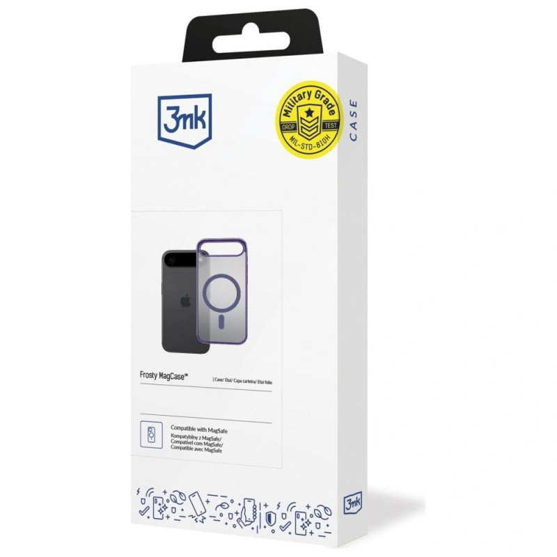 3MK Frosty MagCase etui do Apple iPhone Air, fioletowe