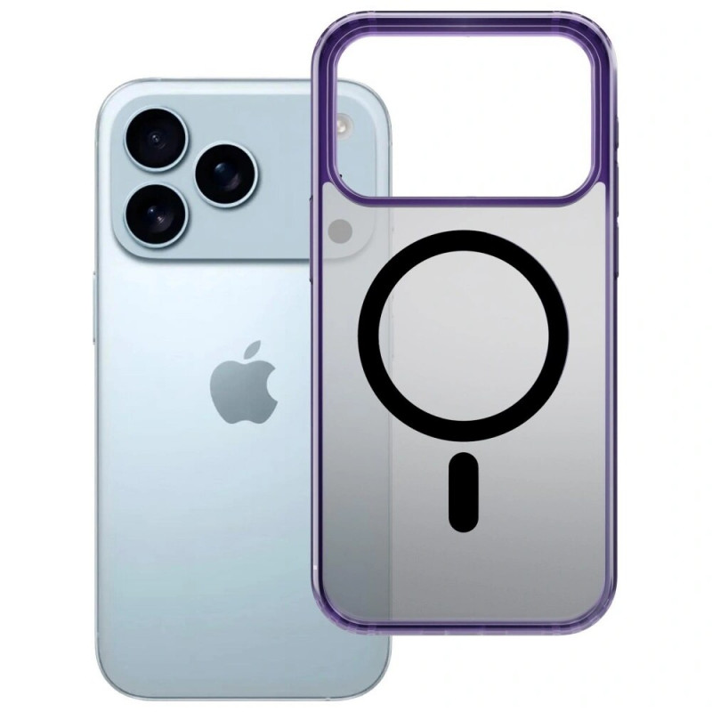 3MK Frosty MagCase Apple iPhone 17 Pro etui, fioletowe