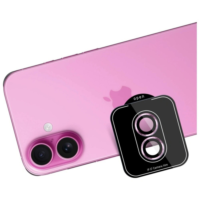 3MK Lens Protection Pro szkło hartowane na obiektyw aparatu do Apple iPhone 17, fioletowe