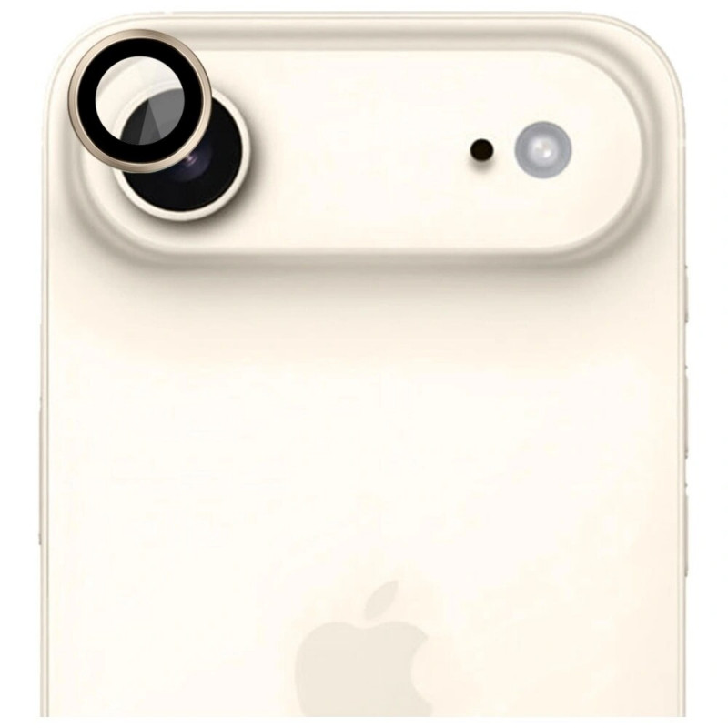 3MK Lens Protection Pro szkło hartowane na obiektyw aparatu do Apple iPhone Air, złote