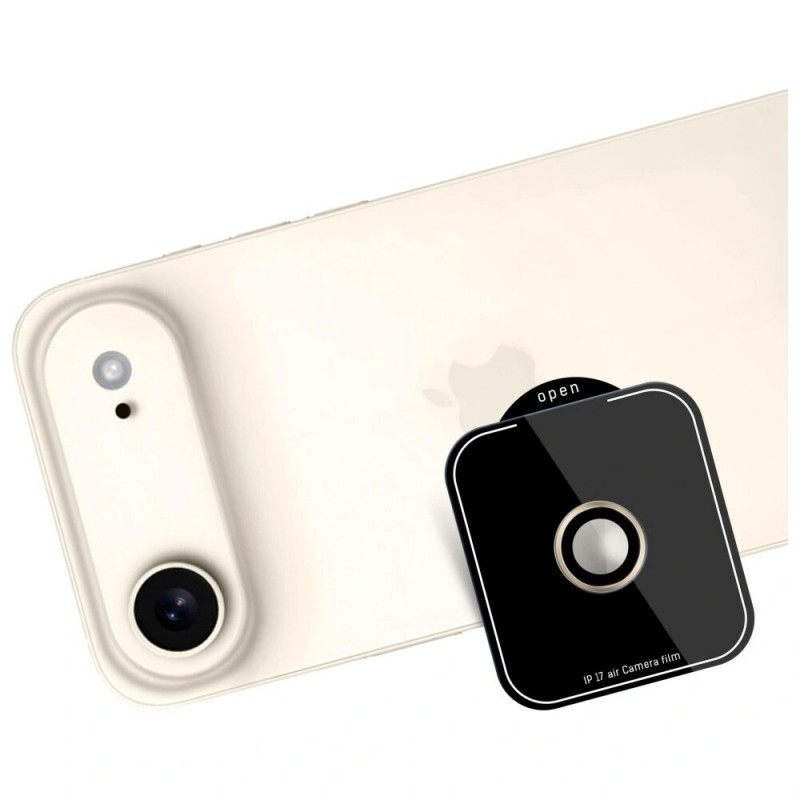 3MK Lens Protection Pro szkło hartowane na obiektyw aparatu do Apple iPhone Air, złote