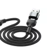 3MK Hyper Cable N-SERIES 6in1 USB-C / USB-A na USB-C / MicroUSB / Lightning, kabel QC 3.0, 18 W (9 V / 2 A), 1.2 m, czarny