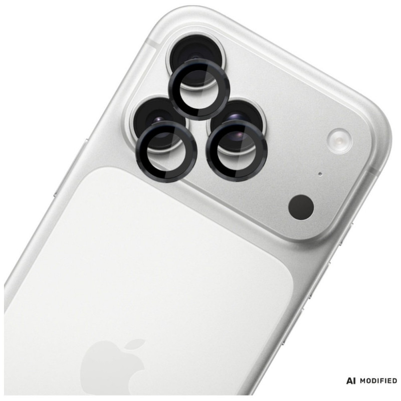 3MK Lens Protection Pro Apple iPhone 18 Pro / 18 Pro Max osłona obiektywu aparatu, szkło hartowane, czarna