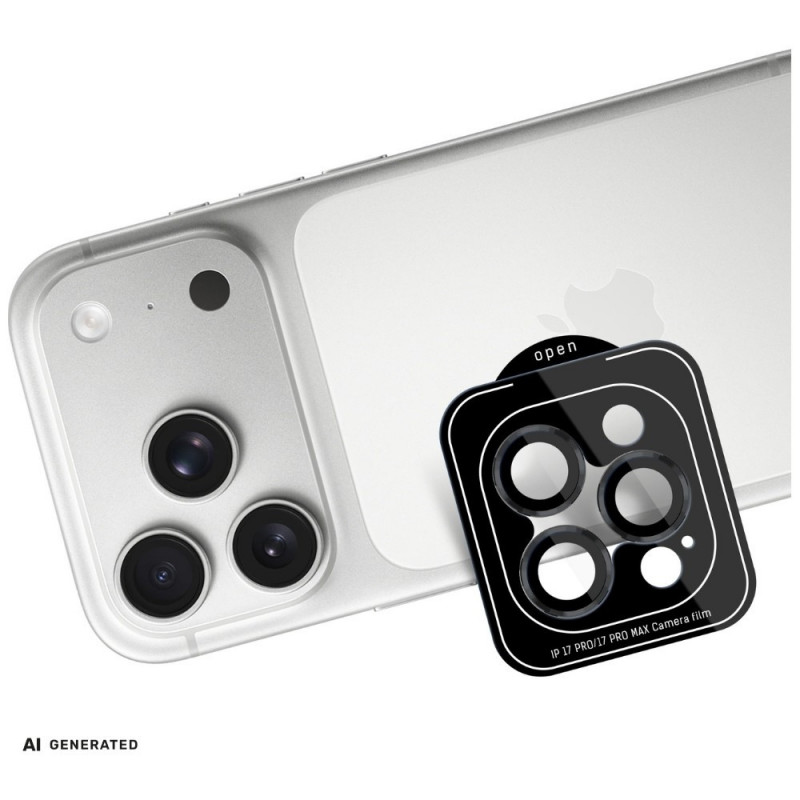 3MK Lens Protection Pro Apple iPhone 18 Pro / 18 Pro Max osłona obiektywu aparatu, szkło hartowane, czarna