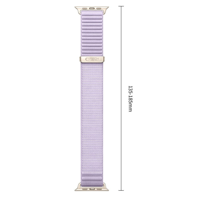 Tech-Protect NylonLoop pasek do Apple Watch 8 / 9 / 10 / 11 / 12 / SE (40 / 41 / 42 mm), fioletowy