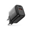 Tech-Protect NCA20 ładowarka sieciowa USB-A / USB-C PD 20W / QC3.0, czarna